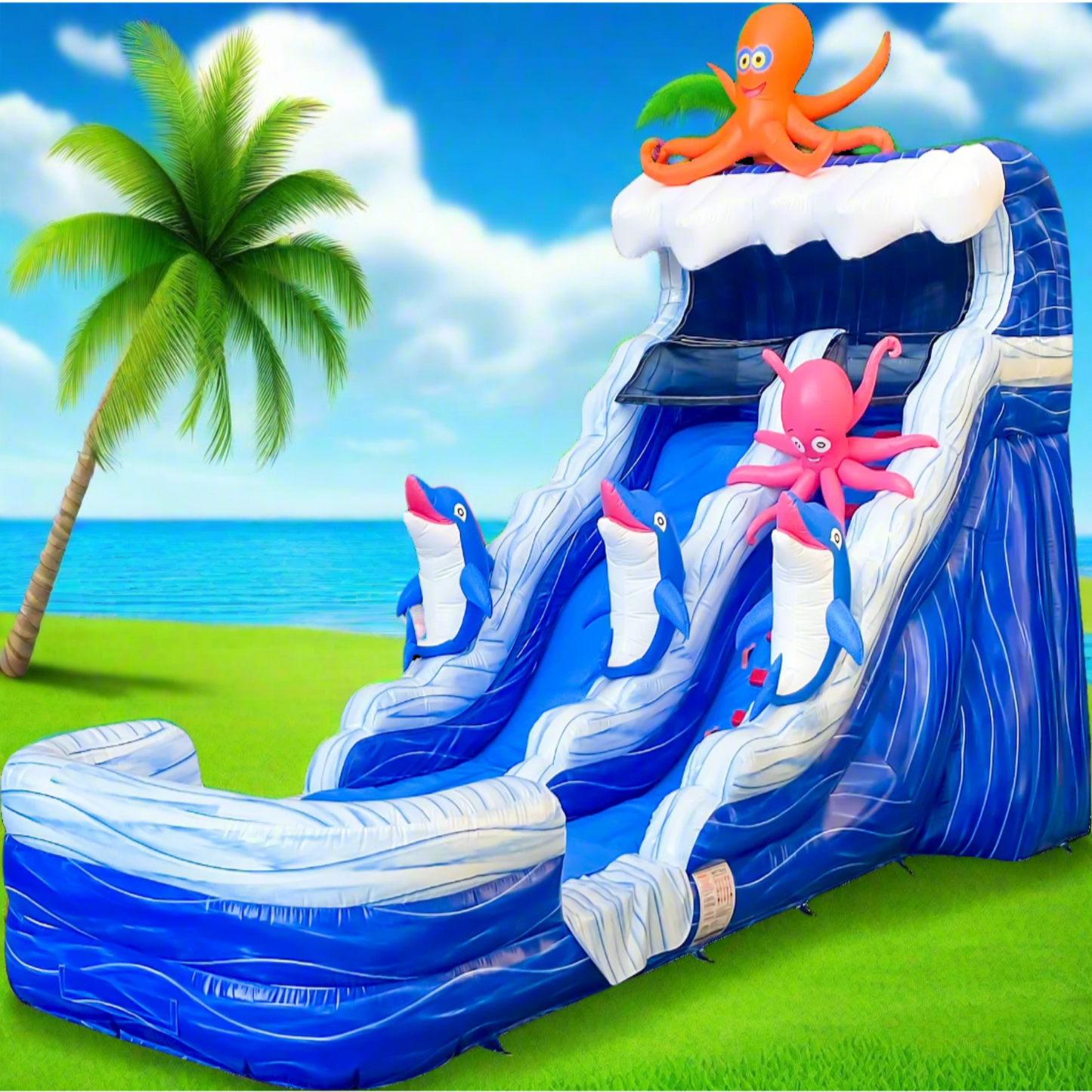 BIG WAVE - 22FT Ocean Adventure Detachable Slide - Pre-Order Today!