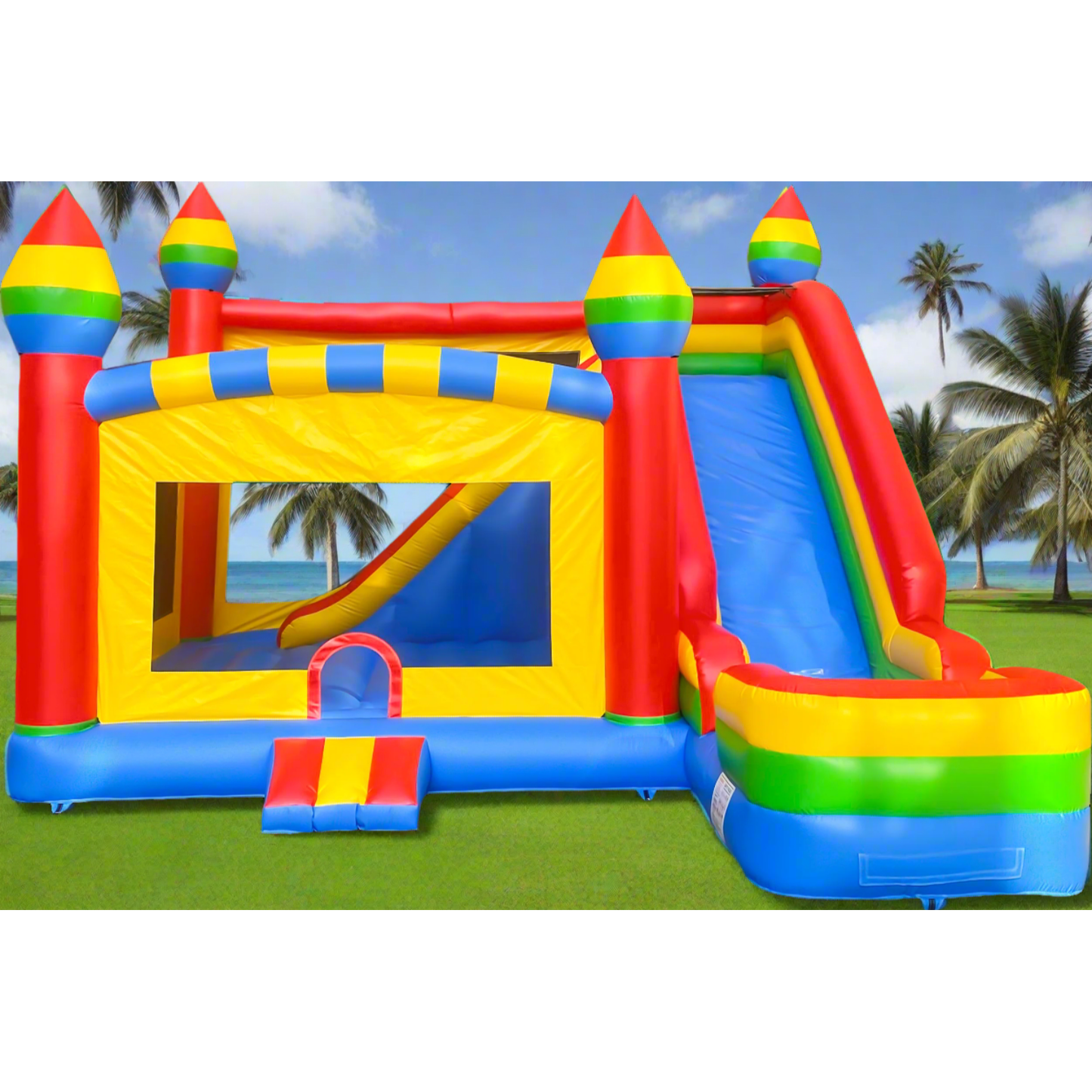 BIG WAVE - 18FT Rainbow Castle Combo - Pre Order Today!