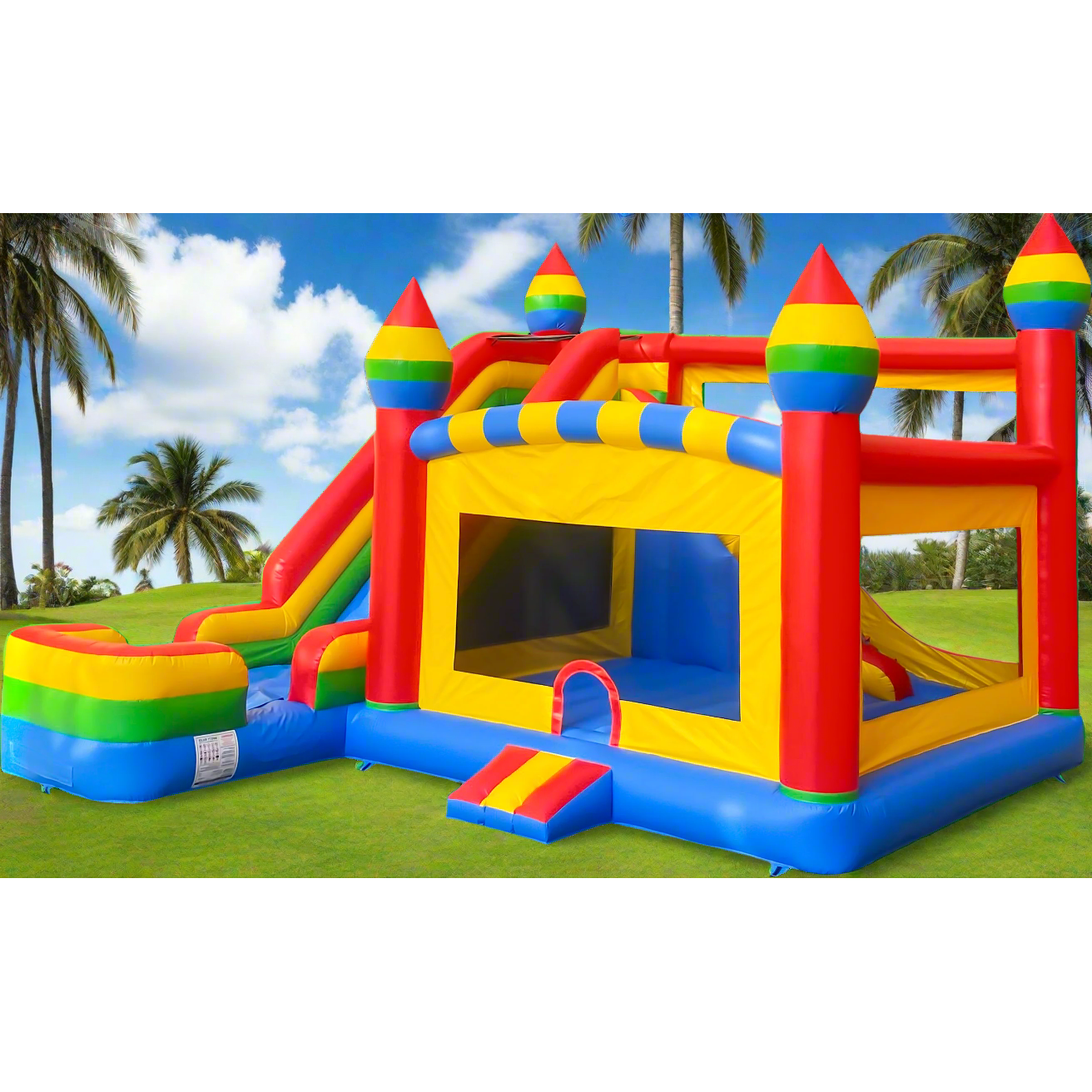 BIG WAVE - 18FT Rainbow Castle Combo - Pre Order Today!