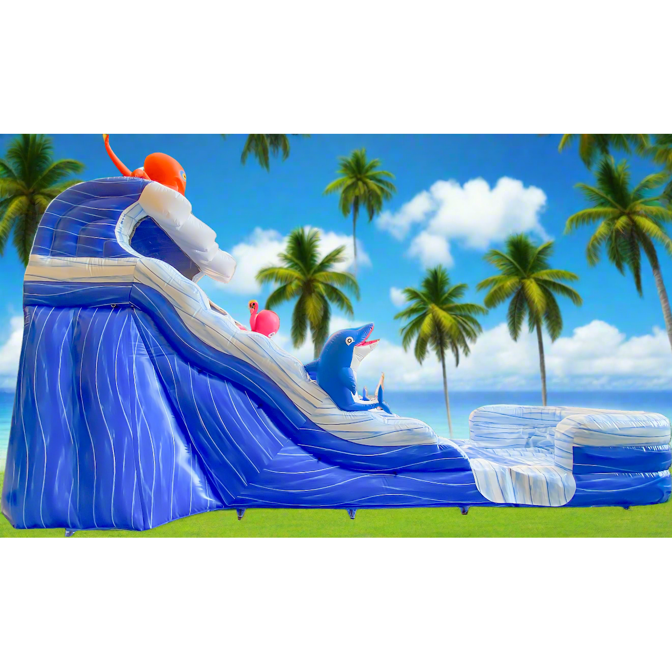 BIG WAVE - 22FT Ocean Adventure Detachable Slide - Pre-Order Today!