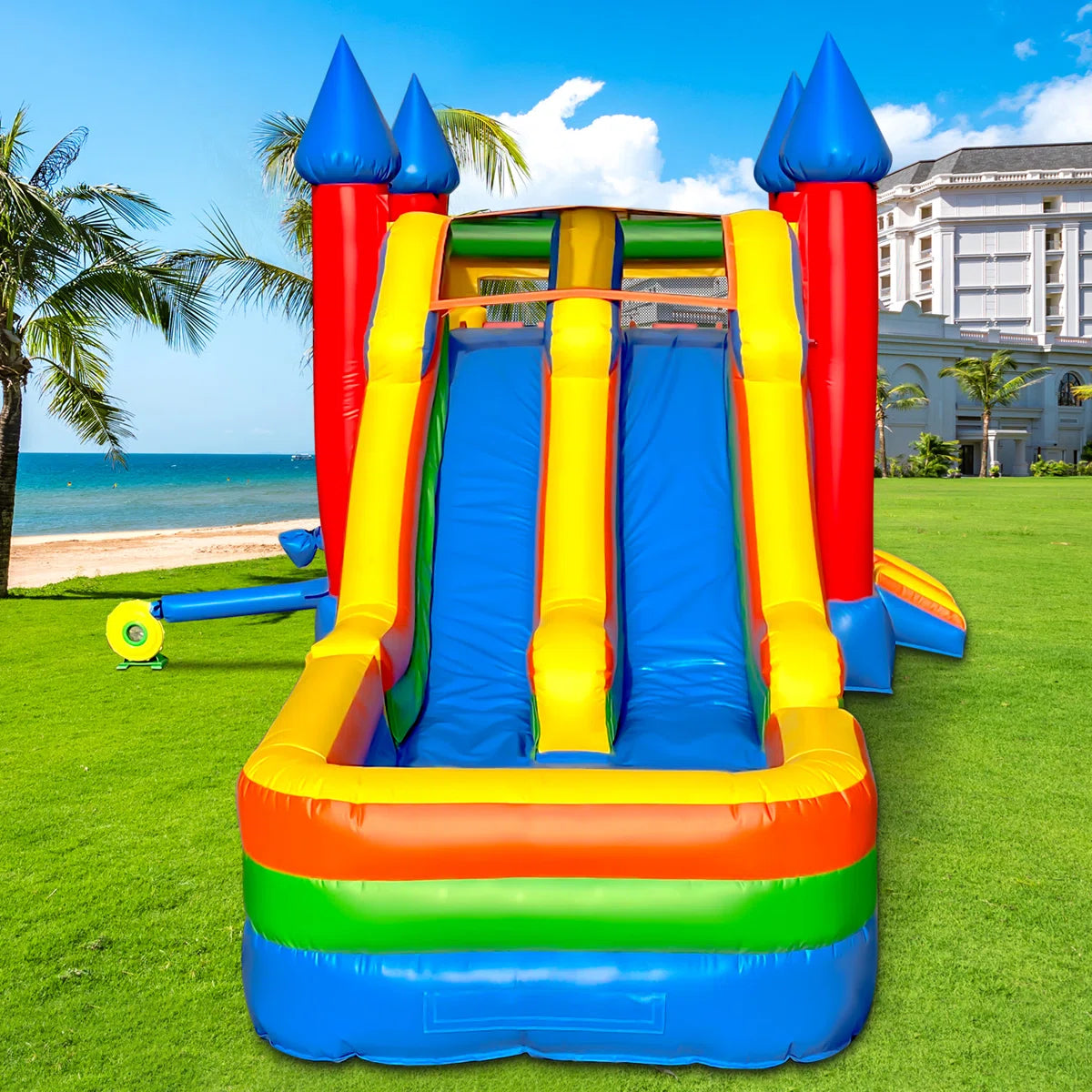 BIG WAVE - 15FT Rainbow Adventure Bounce Combo