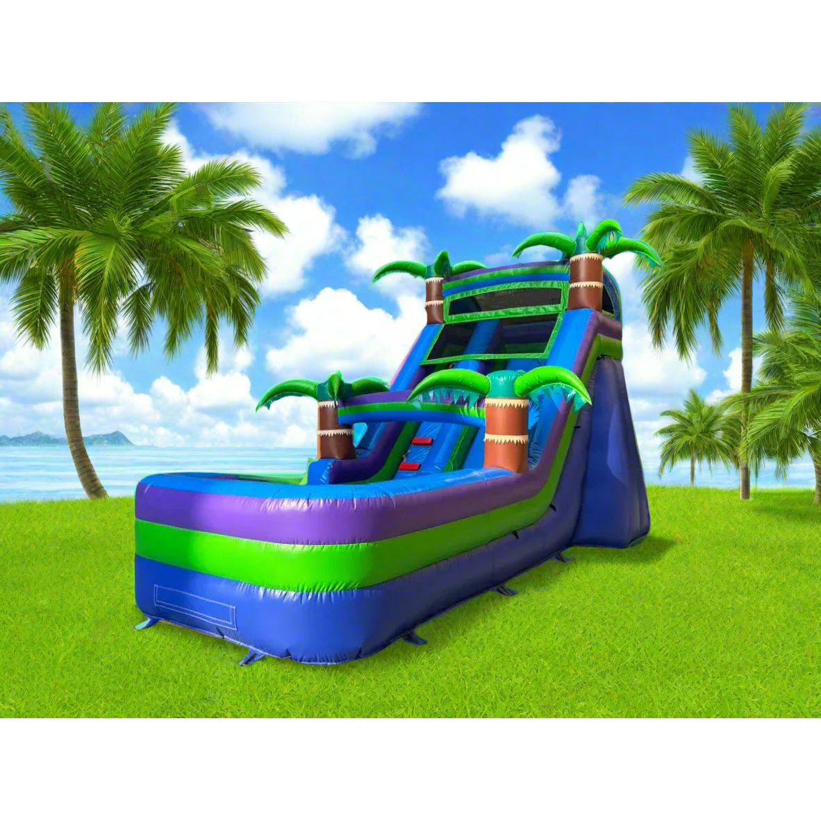 BIG WAVE - 14FT Purple Paradise Splash Water Slide - Pre Order Today!