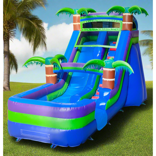 BIG WAVE - 14FT Purple Paradise Splash Water Slide - Pre Order Today!