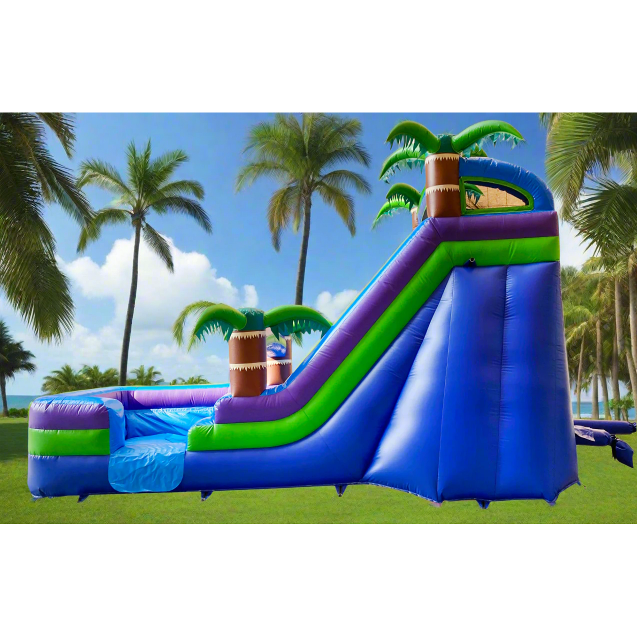 BIG WAVE - 14FT Purple Paradise Splash Water Slide - Pre Order Today!