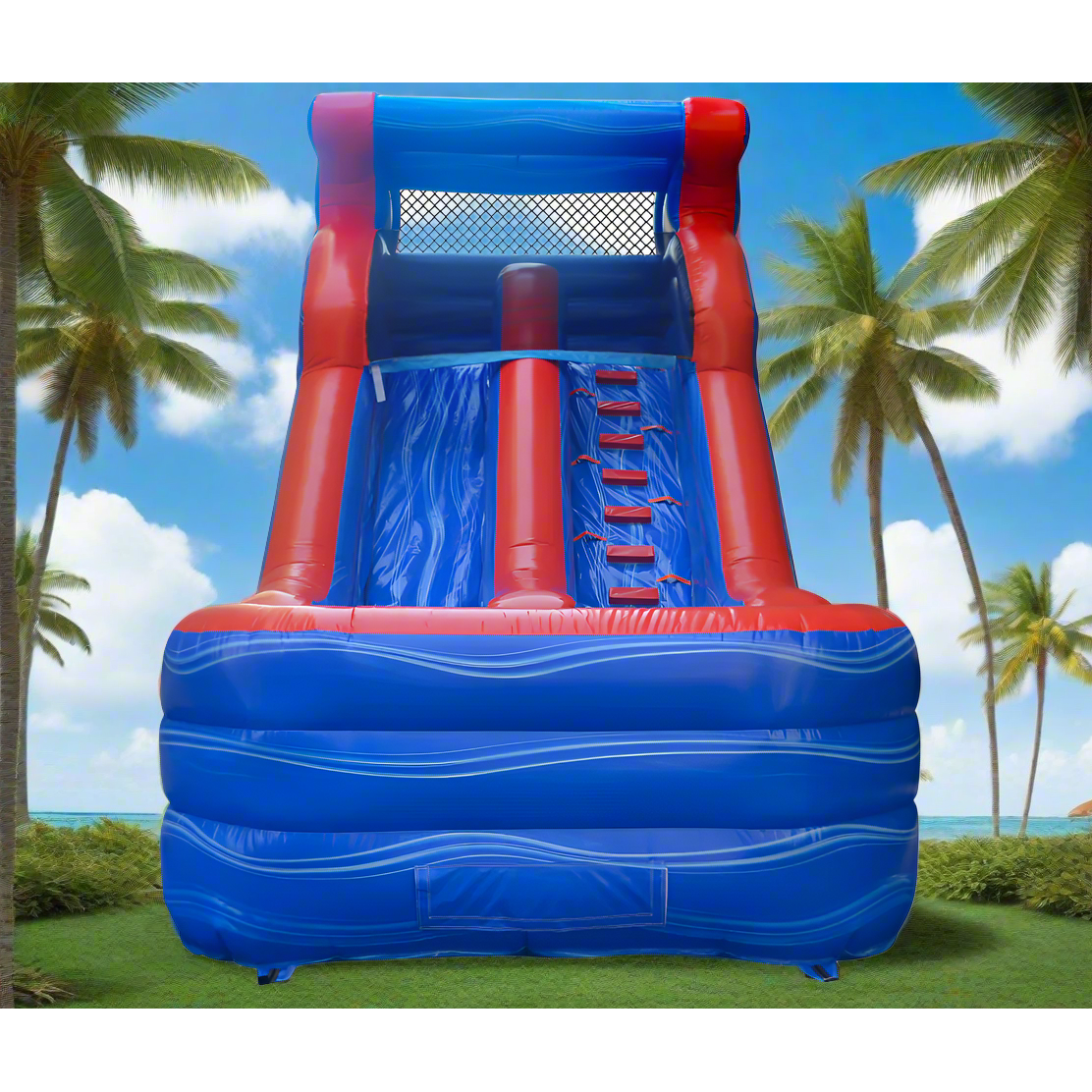 BIG WAVE - 16FT Blue Wave Wet/Dry Waterslide - 11168