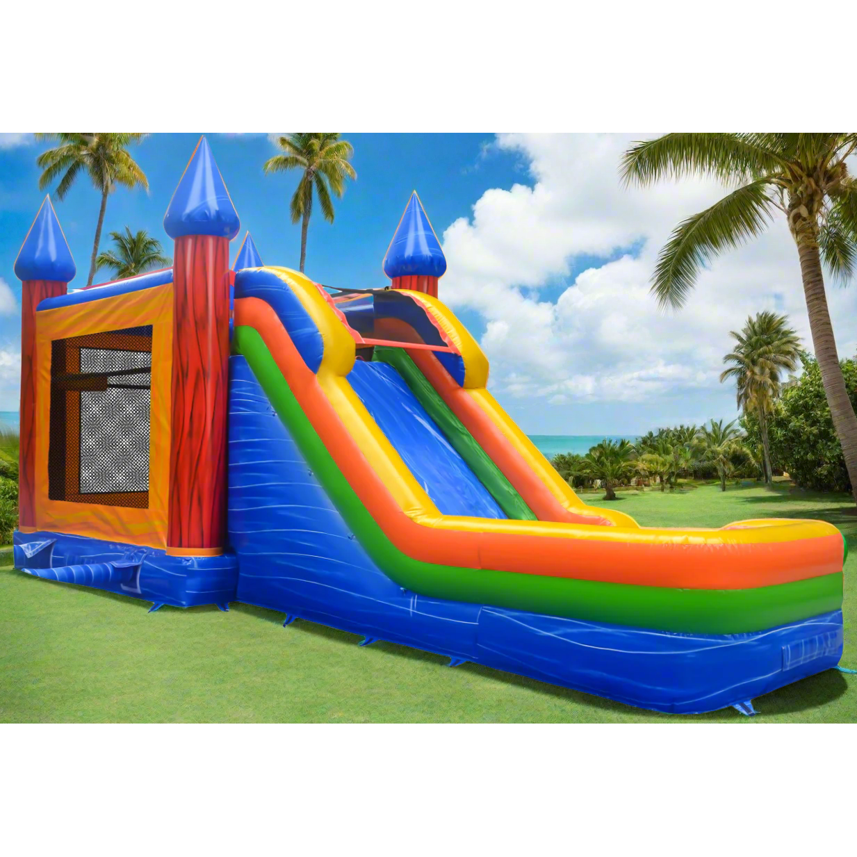 BIG WAVE - 15FT Combo Wet/Dry Water Slide - 11182